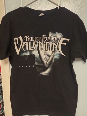 Vintage Y2K ERA MEDIUM Bullet FOR MY VALENTINE CONCERT TEE